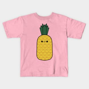 Cute Pineapple - Kawaii Pineapple Kids T-Shirt